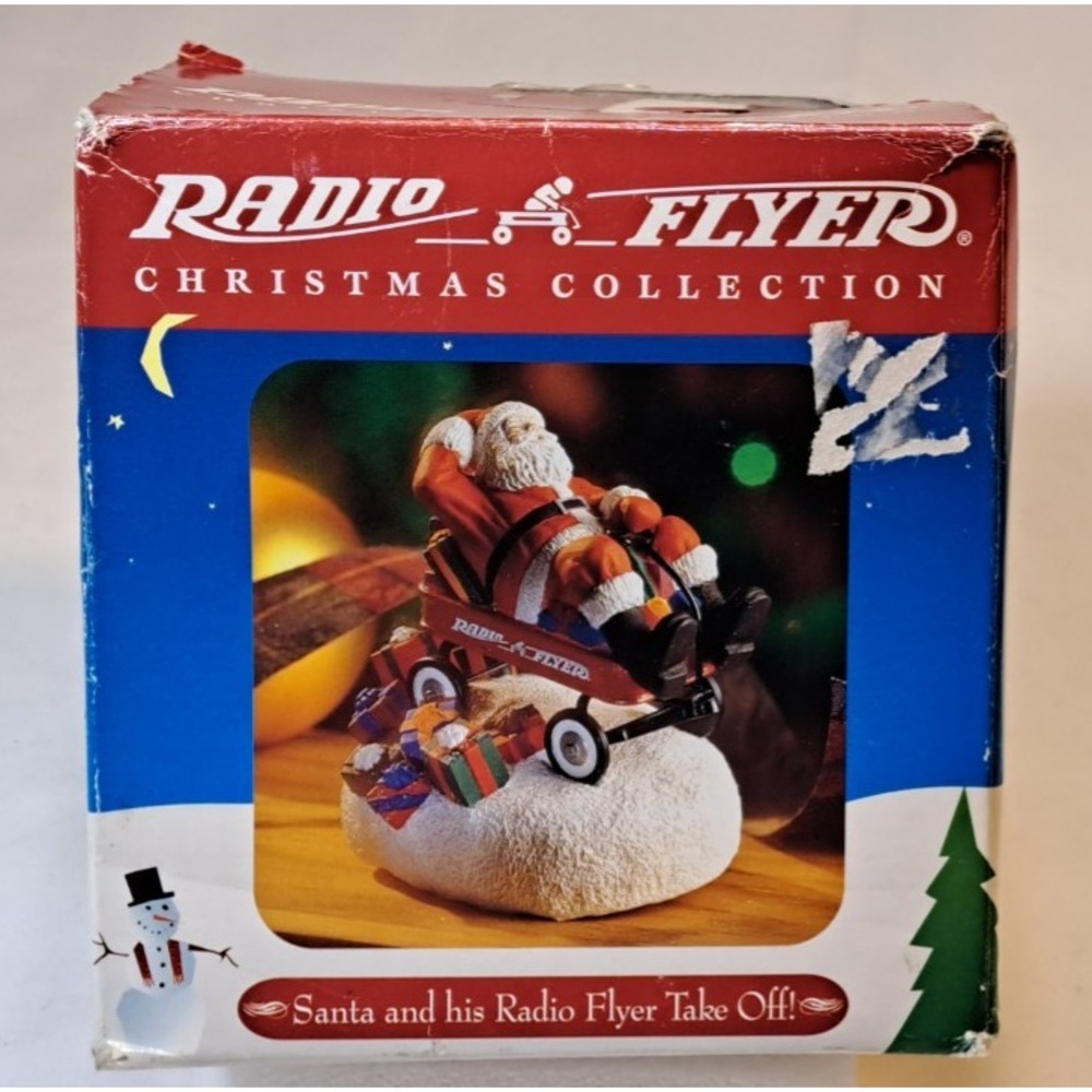 Radio Flyer Christmas Collection Santa and his Radio Flyer Take Off Model 126